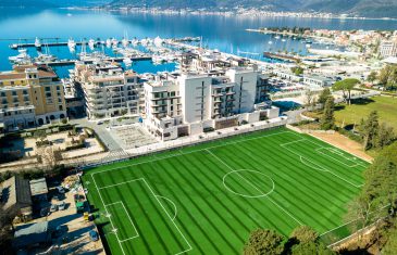 Certified soccer system in the protected town of Tivat
