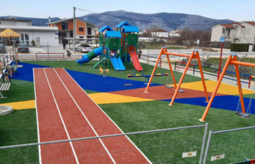 Local playing field in Metković, Croatia