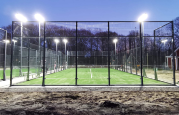 Two high-class padel courts in Denmark