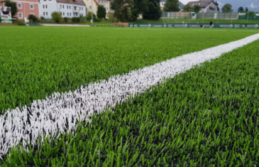 Full-size soccer pitch in Liezen, Austria
